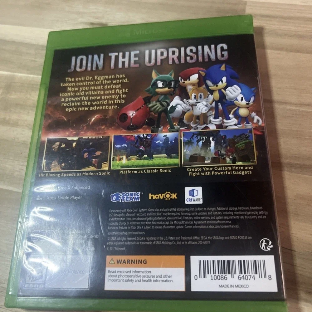 Sonic Forces Microsoft XBoxOne